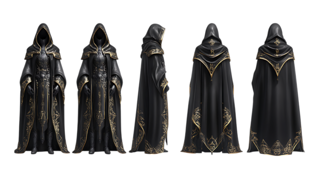 Mysterious Hooded Figures A Dark Fantasy Collection