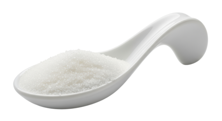 Isolated Spoonful of sugar