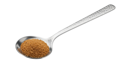 Isolated Spoon with Brown Sugar