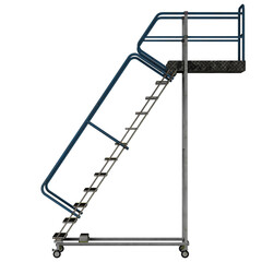 ladder factory with wheels © yogi