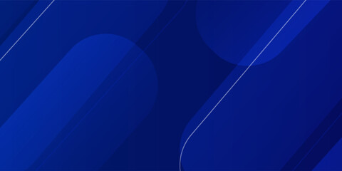 Abstract blue background. Modern simple shapes blue geometric design. Minimalist elegant.