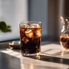 Refreshing Iced Coffee: Chilled Perfection on a Sunny Day