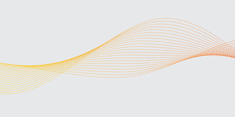 Abstract blue wave background with smooth lines and modern digital design