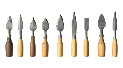 Wood Carving Tools A Set of Precision Chisels for Craftsmanship