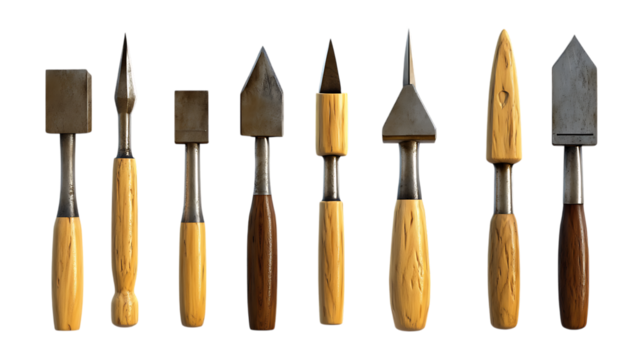 Vintage Woodworking Tools A Collection of Antique Carving Chisels