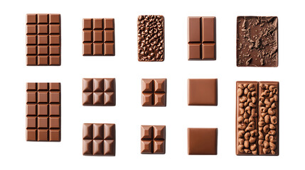 Gourmet Chocolate Bars Variety of Shapes  Designs