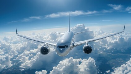 Fototapeta premium plane, plane flying, air travel, by plane