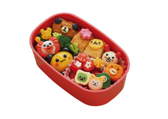 可愛い日本のキャラクター弁当　キャラ弁