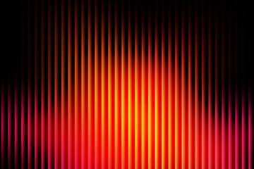 Luminous radiant glass texture vertical glasslike rays abstract vertical stripes with red and orange gradient soft gradients, high contrast glow, digital art style, smooth flowing background