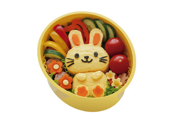 可愛い日本のキャラクター弁当　キャラ弁