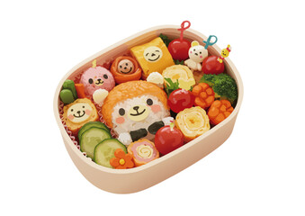 可愛い日本のキャラクター弁当　キャラ弁