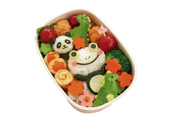 可愛い日本のキャラクター弁当　キャラ弁