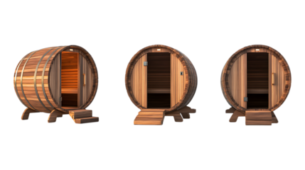 Wooden Barrel Saunas Relaxation and Wellness