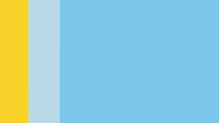 Fototapeta premium Abstract Geometric Vertical Stripes In Yellow Light Blue And Light Gray background pattern