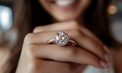 happy real estate agent using a digital tablet during consultations with clients in an office setting. The image conveys professionalism and trust in the real estate industry, Generative AI