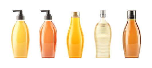 Five Elegant Bottles A Collection of Luxurious Body Washes and Lotions