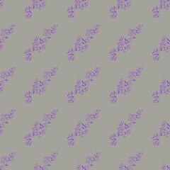 seamless leaf purple background