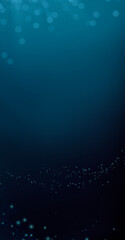 Deep sea blue illustration background realism. Dark deep and scary ocean banner.	