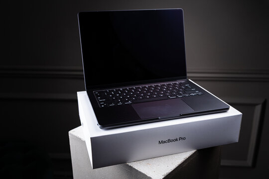 Kuala Lumpur, Malaysia - Aug 23, 2025 : Apple's popular product, Macbook Pro with M5 chip expected to be launched in Q4 2025 might be launched in Q1 2026 instead.