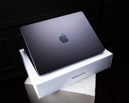 Kuala Lumpur, Malaysia - Aug 23, 2025 : Apple's popular product, Macbook Pro with M5 chip expected to be launched in Q4 2025 might be launched in Q1 2026 instead.