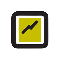 Single business square colored icon editable SVG vector file, modern flat design shape, scalable minimal graphic symbol for corporate branding, web projects, digital use, and creative illustration