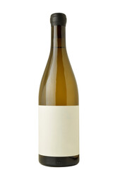 Classic White Wine Bottle with Creative Label Artwork