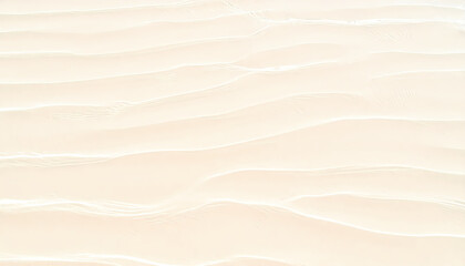 Obraz na płótnie Canvas Serene, abstract background of light sand texture with wave pattern. minimalist and clean composition evokes sense of calm and tranquility for peaceful summer day