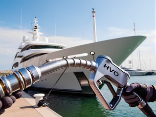 HVO Nozzle Fueling Yacht