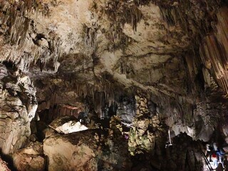 [Spain] Illuminated view in Caves of Nerja (Nerja)