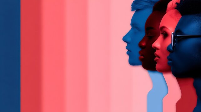 Diversity multi ethnic and multiracial poster. Representation varied ethnic origin and race artwork inclusive community image unity theme multicultural population graphic zero