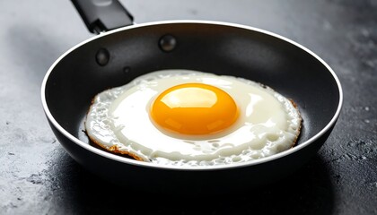 Fried egg in pan