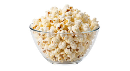 Isolated Bowl of Popcorn