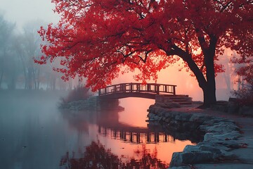 Cloudy summit daybreak exhibiting ruby arbor and connector
