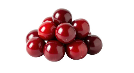 Isolated Cherries Pile