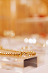 pearl necklace and earrings