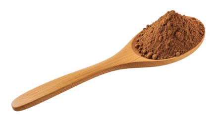 Isolated Spoonful of Ground Cinnamon
