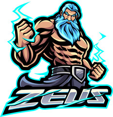 Zeus god mascot © Visink.art