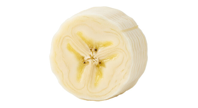 Isolated Banana Slice