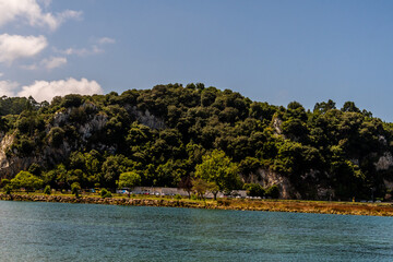 Fototapeta premium Paisaje en Ribadesella, Asturias, España.