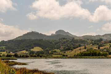 Obraz premium Paisaje en Ribadesella, Asturias, España.