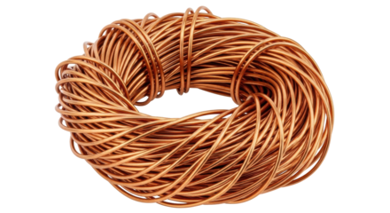 Isolated Copper Wire Coil