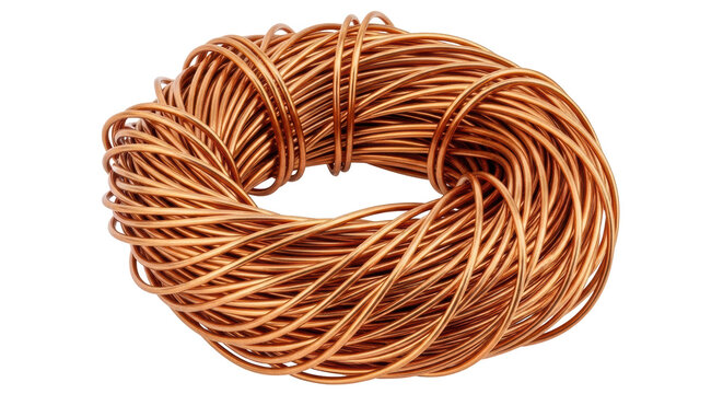 Isolated Copper Wire Coil
