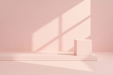 Modern minimalist living room with elegant furniture and large windows in a contemporary house design