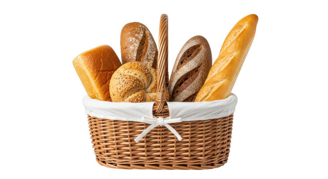 Isolated Bread Basket