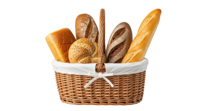 Isolated Bread Basket