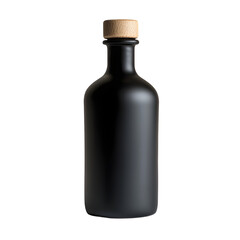 Elegant Matte Bottle Isolated on White Background for Professional Presentations