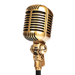 Fototapeta premium Vintage Microphone for Professional Recordings and Podcasts