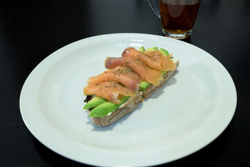 Avocado Toast with Smoked Salmon
