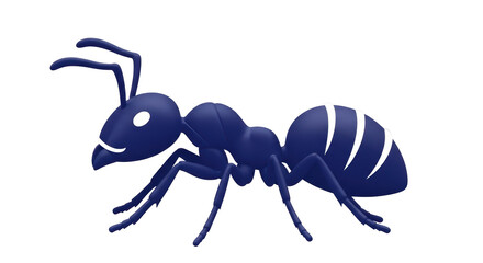 Isolated Cartoon Ant