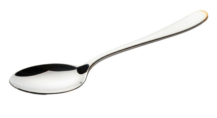 Isolated Silver Spoon